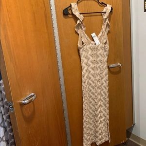 Ruffle Sleeve Crochet Dress from bcbg